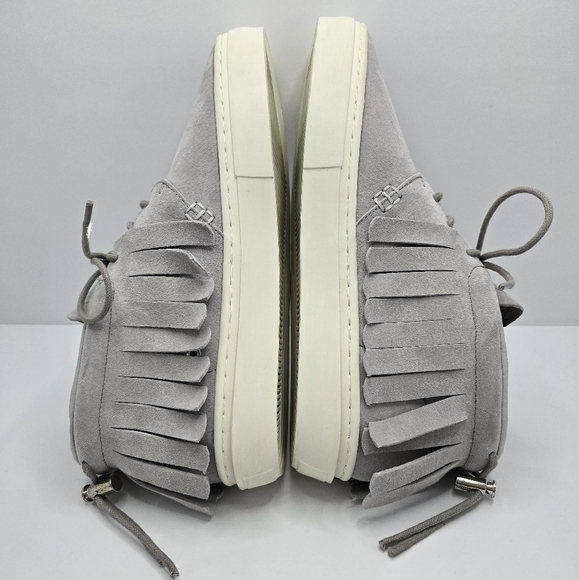 clear weather | one o one light grey suede low-top chukka sneakers | MENS 9.5 - Picture 5 of 11